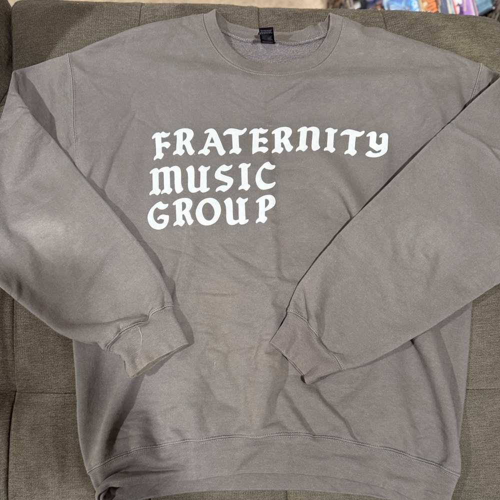 Vintage 80s Fraternity Music Group Sweatshirt — Rare 1 of 1 (Large)